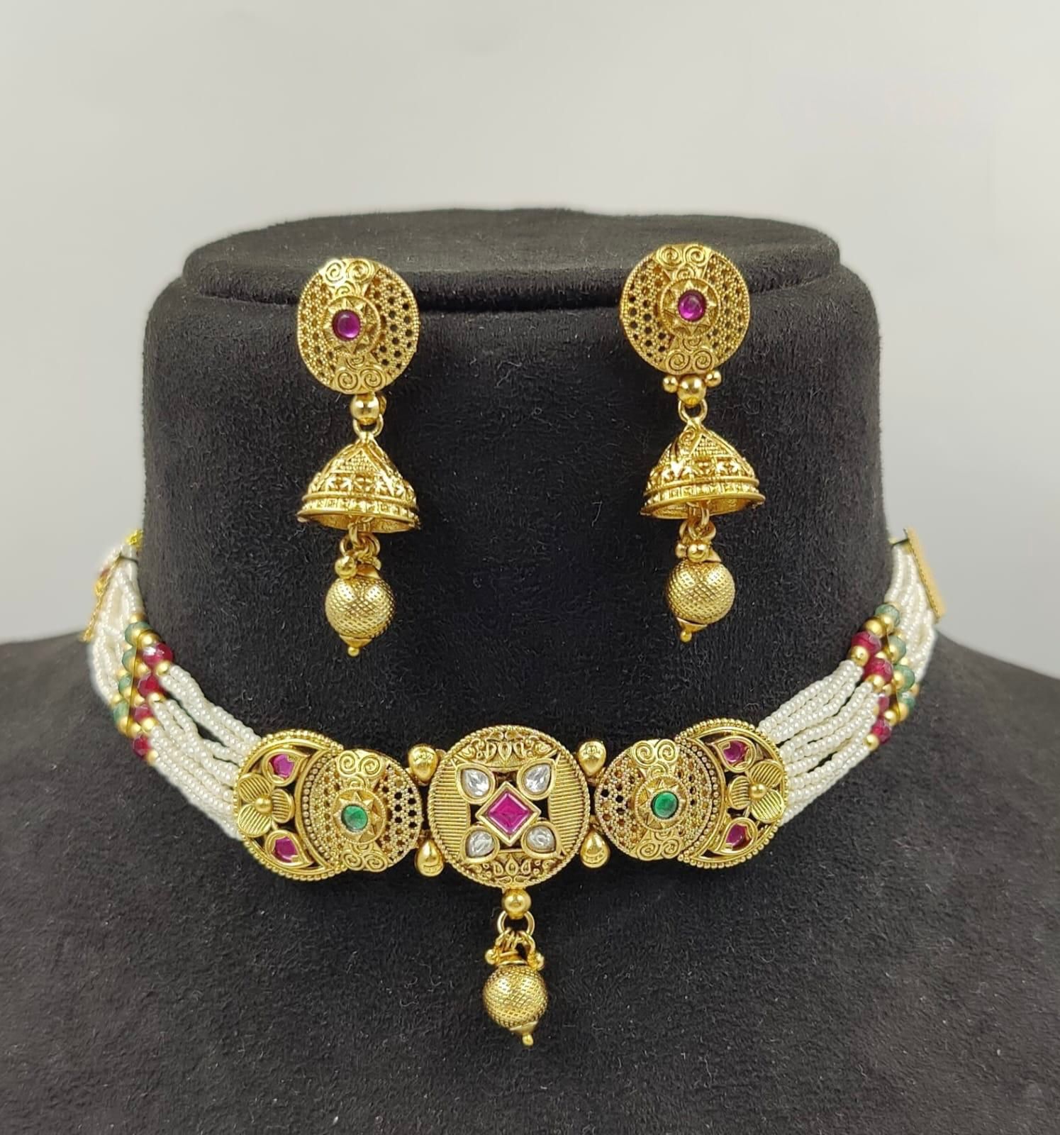 Bandhai Necklace Design 2