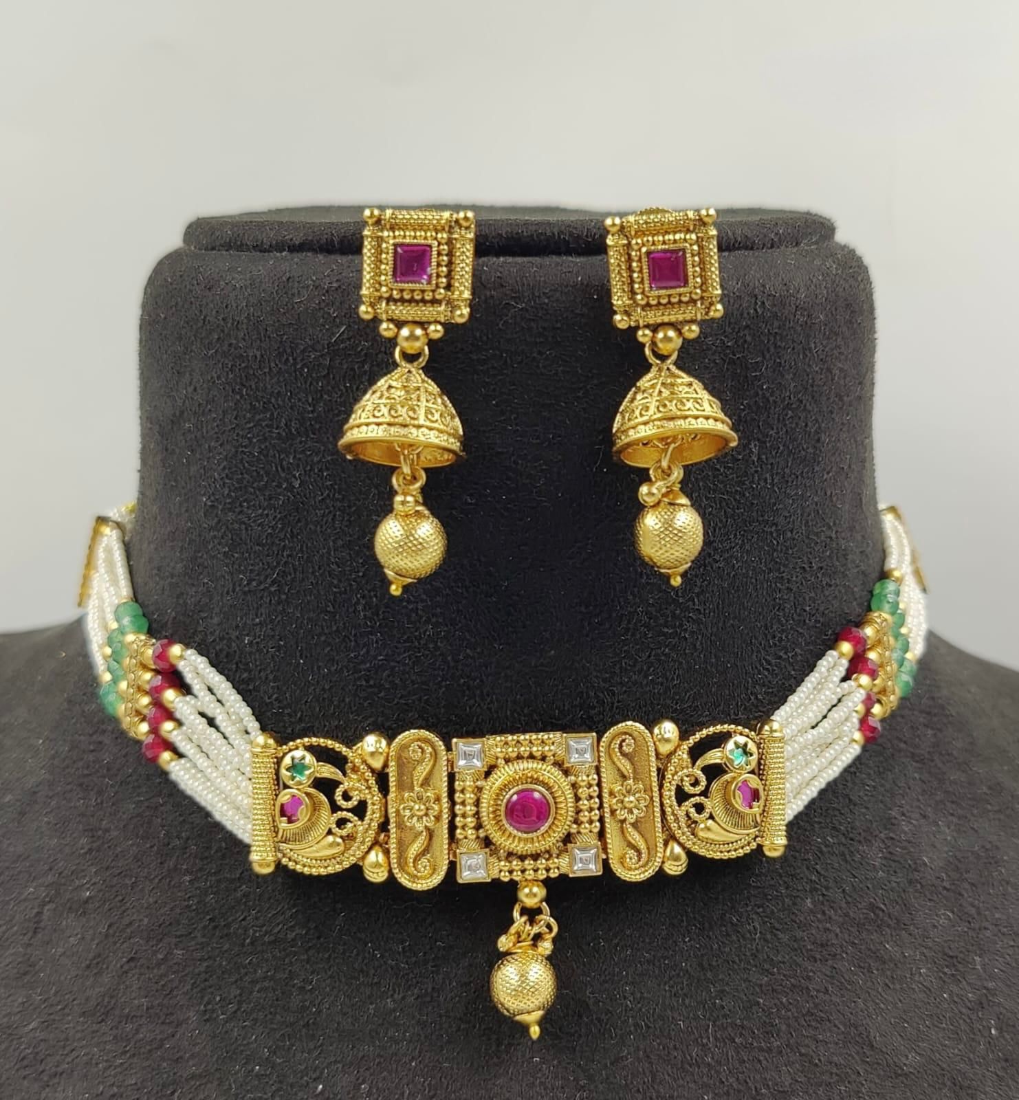 Bandhai Necklace Design 3