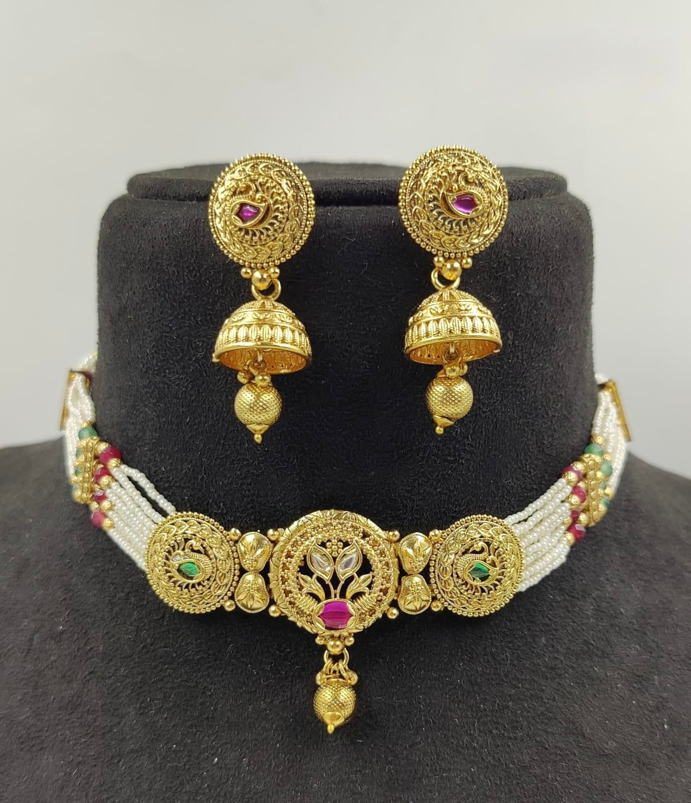 Bandhai Necklace Design 4